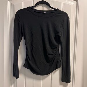 Plain black long sleeve